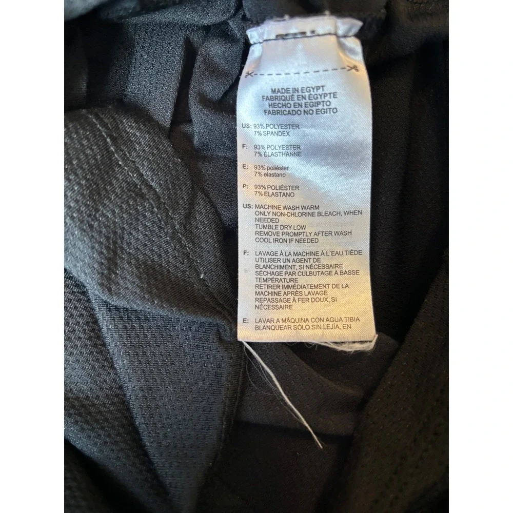 Adidas Golf Quarter Zip Pullover XL Black Performance Athletic Activewear Top‎